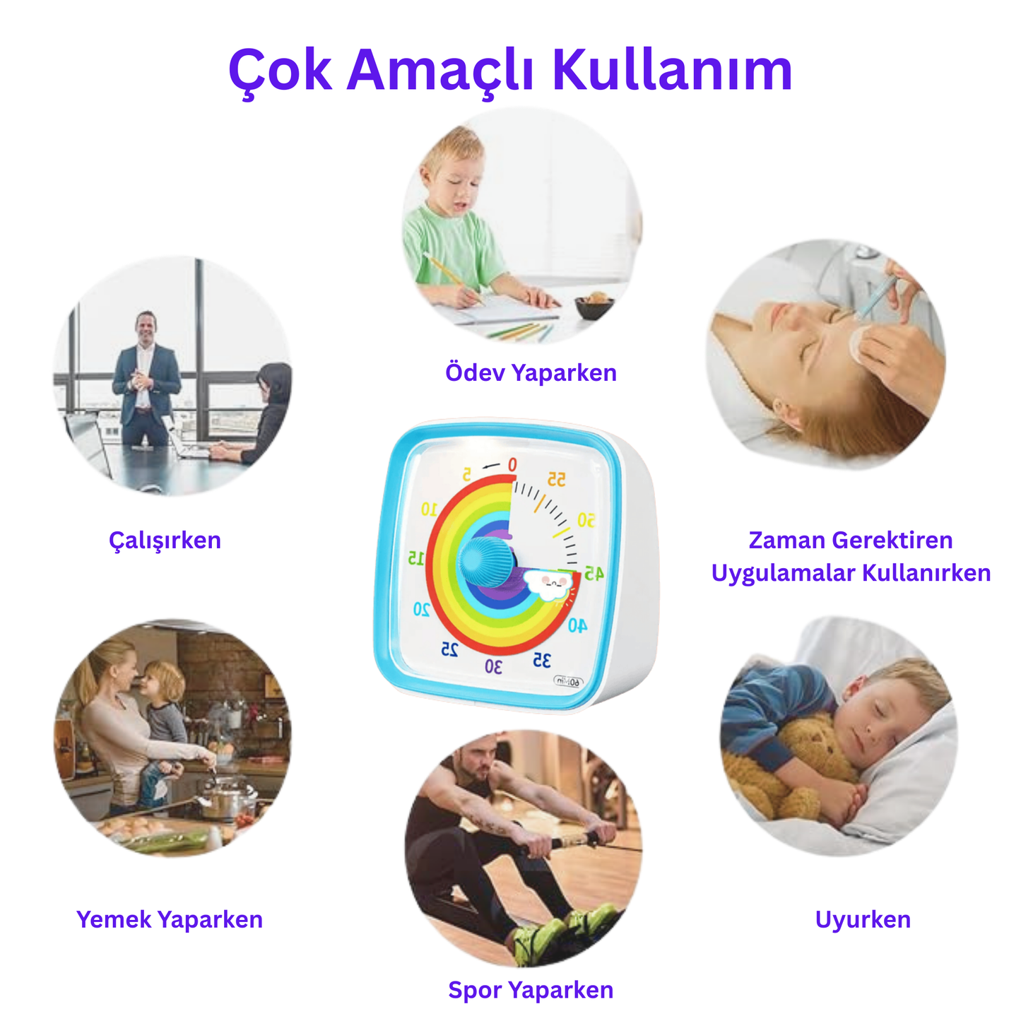 60 Dakikalık Görsel Zamanlayıcı